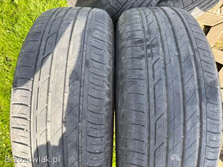 Koła letnie 5x114,  3 R16 ENKEI 6,  5JJ ET55 64,  1 mm stan DB + 215/65 Bridgestone