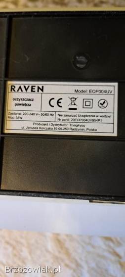 Oczyszczacz powietrza Raven ProAirTec