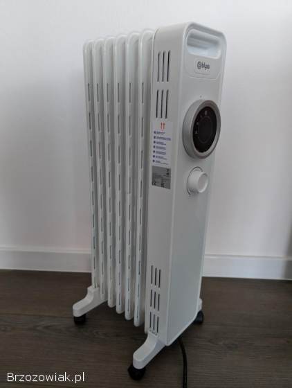 Nowoczesny grzejnik olejowy 1500W ECO NOWY