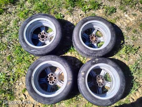 Alufelgi 5x112 R15 + opony letnie 205/55/R16,  audi,  VW