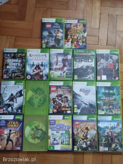 Konsola xbox 360 500gb + zasilacz + 2 pady + gry