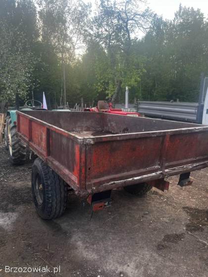 Przyczepa wywrotka agromet 2.  5t do remontu