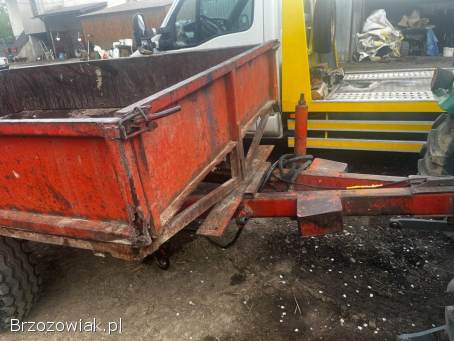 Przyczepa wywrotka agromet 2.  5t do remontu