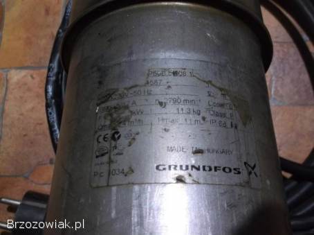 POMPA ZATAPIALNA GRUNDFOS DO CZYSTEJ I BRUDNEJ WODY
