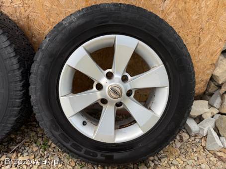 Koła 6x139,  7 R17 Nissan ET25 7J 100 mm stan BDB + 235/65 Lassa 5,  5/7 mm