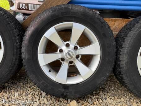Koła 6x139,  7 R17 Nissan ET25 7J 100 mm stan BDB + 235/65 Lassa 5,  5/7 mm