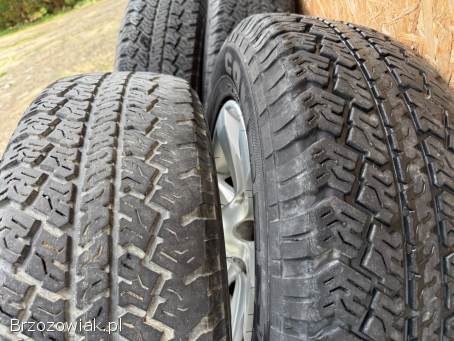 Koła 6x139,  7 R17 Nissan ET25 7J 100 mm stan BDB + 235/65 Lassa 5,  5/7 mm