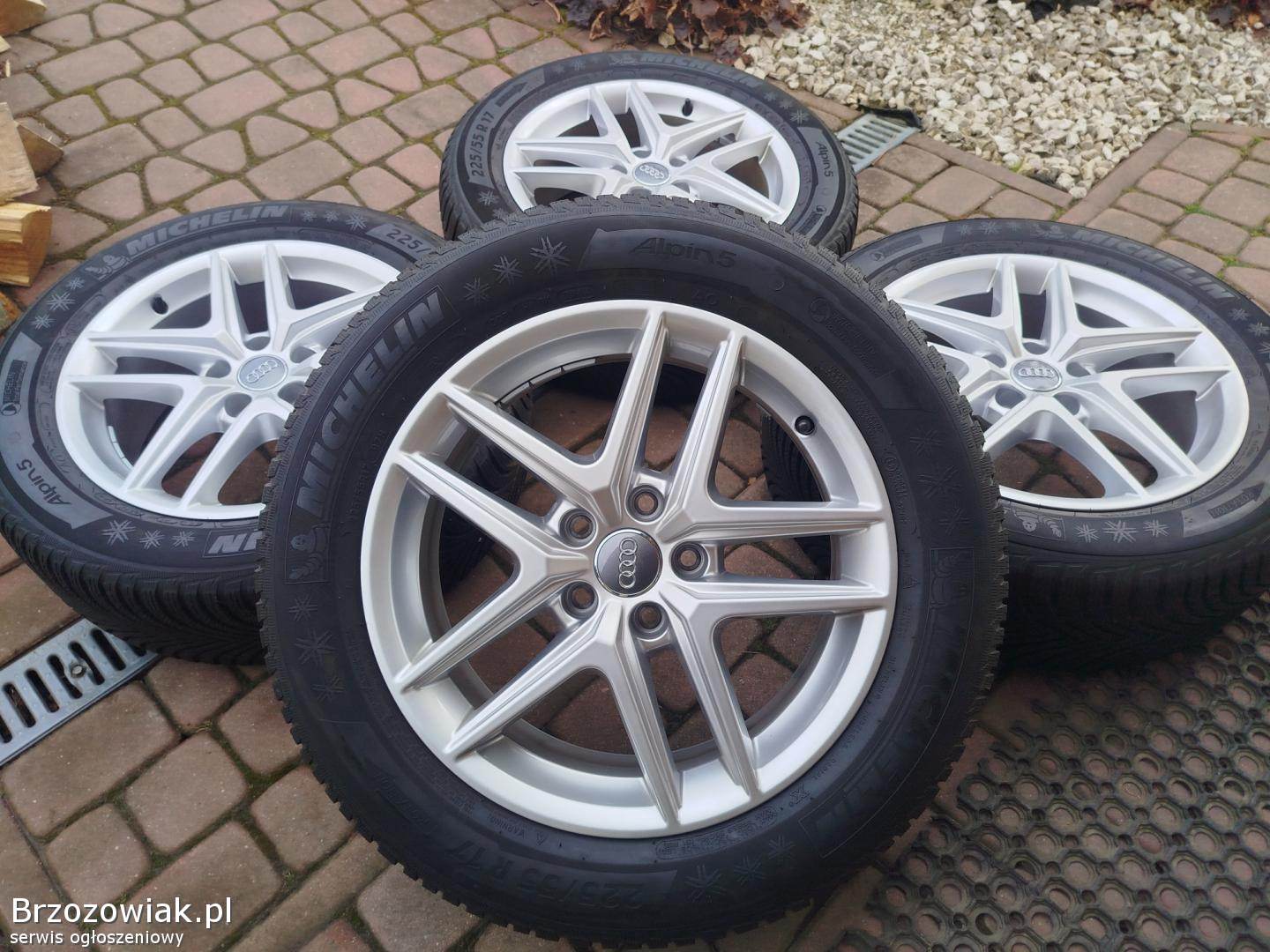 17 Alu Oryginał Audi A4 b8 b9 Q3 5x112 stan idealny jak nowe demo