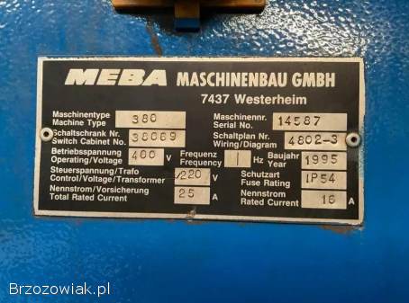 Piła taśmowa Meba 380
