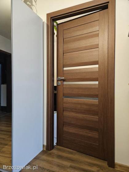 4x Drzwi Intenso model Belize Orzech z ościeżnicami -  4 sztuki