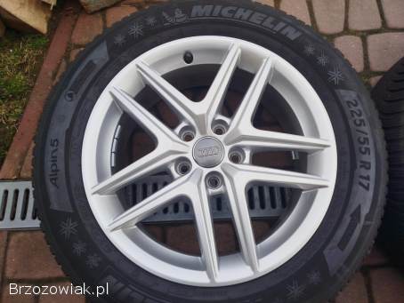17 Alu Oryginał Audi A4 b8 b9 Q3 5x112 stan idealny jak nowe demo