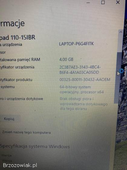 Sprzedam laptop Lenovo oraz gry ps4