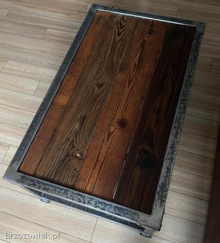 Oryginalny stolik kawowy rustykalny 100x60cm