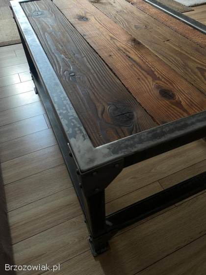 Oryginalny stolik kawowy rustykalny 100x60cm