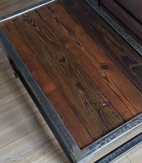 Oryginalny stolik kawowy rustykalny 100x60cm