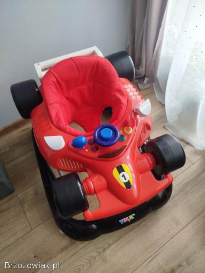 Formuła 1 chodzik jeździk interaktywny autko kierownica z melodiami dla dziecka
