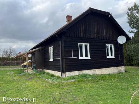 CIEPŁY DOM Z BALI Z DUŻĄ DZIAŁKĄ – ŻARNOWIEC,  BLISKO KROSNA