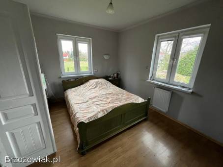 CIEPŁY DOM Z BALI Z DUŻĄ DZIAŁKĄ – ŻARNOWIEC,  BLISKO KROSNA