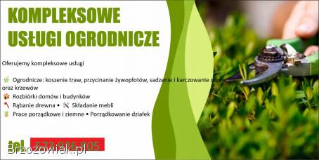 Usługi ogrodnicze