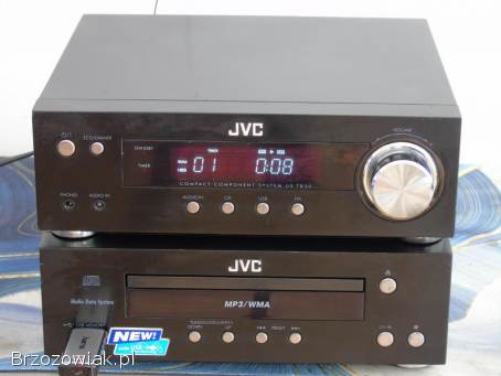 Zestaw audio z radiem CD USB mp3 JVC UX-TB30 sprawny.  WYSYŁKA.
