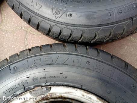 Nowe opony wraz z felgami 4x100 13