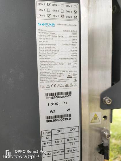 Falownik Sofar 6.  6 KTL -  X