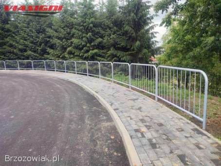 Produkcja montaż balustrad U-11a,  ogrodzeń U-12a łańcuchowych U-12b