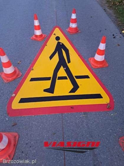Produkcja i montaż znaków drogowych oraz oznakowania poziomego
