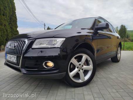 Audi Q5 quattro 2,  0tdi 177KM S-TRONIC,  skóra,  el.  klapa,  radar,  pamiec 2014