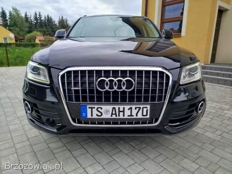 Audi Q5 quattro 2,  0tdi 177KM S-TRONIC,  skóra,  el.  klapa,  radar,  pamiec 2014