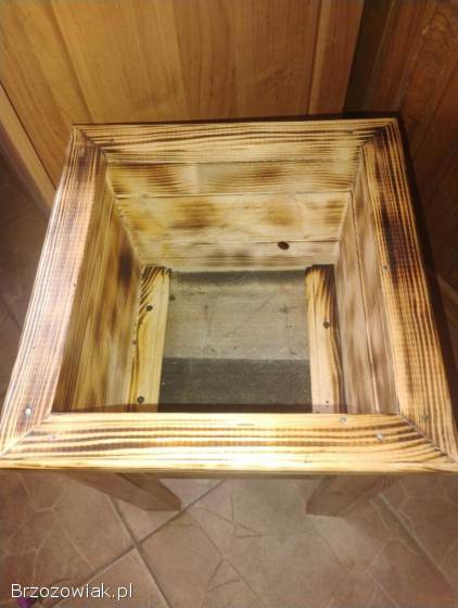 Donica drewniana ogrodowa