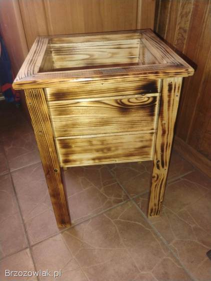 Donica drewniana ogrodowa