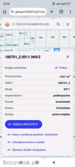 Działka budowlana w Szczepańcowej