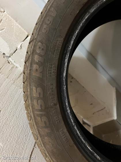Opony 215/55R18 rok produkcji 2021 cena za dwie