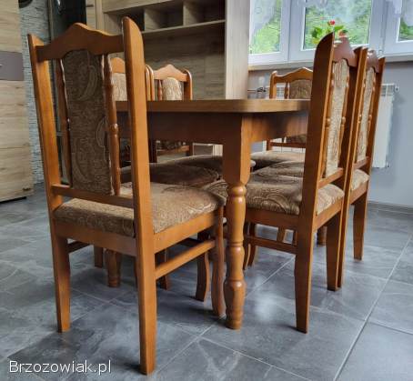 Stół / 6 Krzeseł / Krzesła