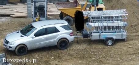 Rusztowanie aluminiowe jezdne na kolkach na wynajem warszawskie