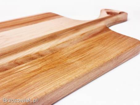 Deska bukowa do krojenia z uchwytem -  lite drewno,  ekologiczna