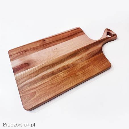 Deska bukowa do krojenia z uchwytem -  lite drewno,  ekologiczna