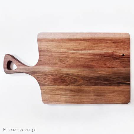Deska bukowa do krojenia z uchwytem -  lite drewno,  ekologiczna