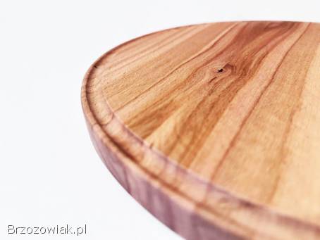 Deska bukowa okrągła na pizzę 35 cm -  lite drewno,  ekologiczna