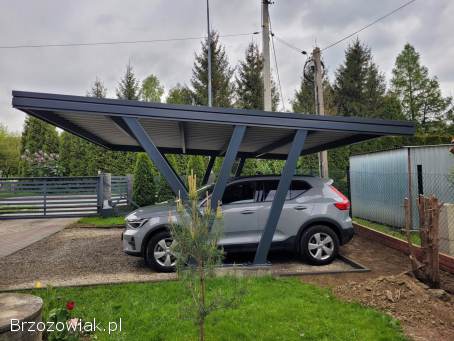 Nowoczesne wiaty samochodowe