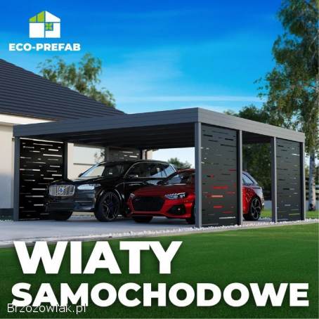 Nowoczesne wiaty samochodowe
