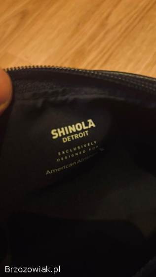 Kosmetyczka -  Zestaw American Airline Leather Shinola Detroit Overnight Kit
