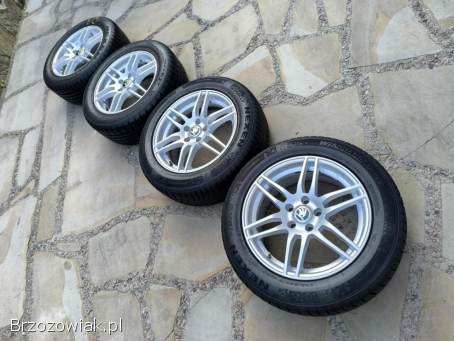 Alufelgi 17 5x112 opony zimowe 235/55R17 Audi VW Seat Skoda Mercedes BMW 2023