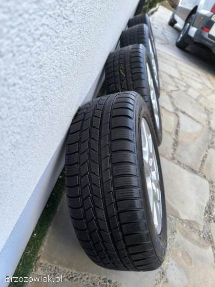 Alufelgi 16 5x112 opony zimowe 225/55R16 Audi VW Seat Skoda Mercedes BMW 2022r