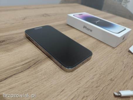 Okazja!  Iphone 14 Pro -  Deep Purple!  Super Stan!  256GB!  Gwarancja!