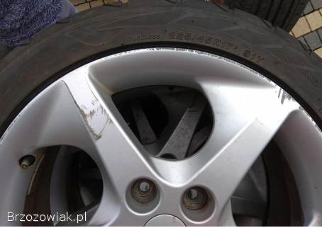 Alufelgi 17 Kia Hyundai opony letnie 225 45 R17 Firestone Firehawk sz90u