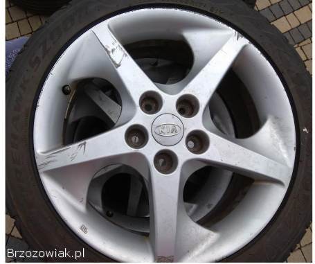 Alufelgi 17 Kia Hyundai opony letnie 225 45 R17 Firestone Firehawk sz90u