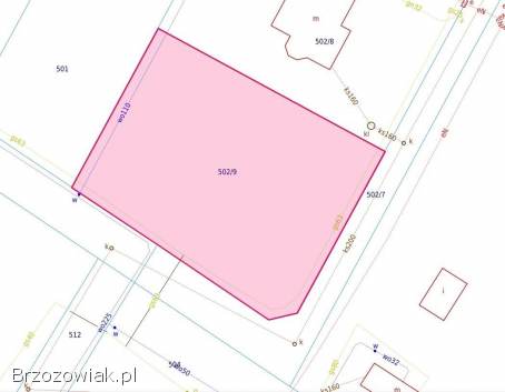 Sanok,  Olchowce -  działka budowlana,  prostokątna,  płaska