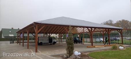 Wiaty,  altany garaże